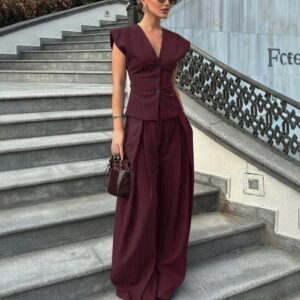 ensemble femme col v