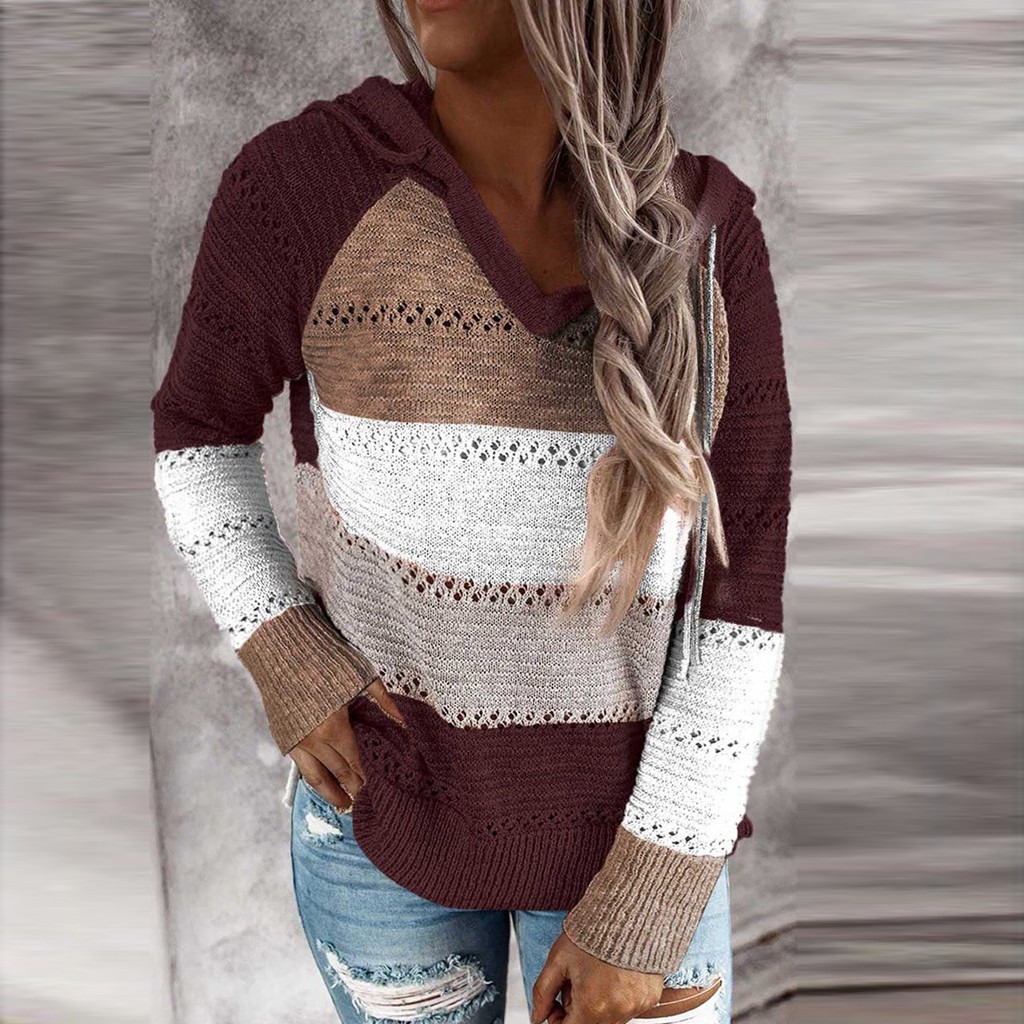 Pull Femme Tricot Élégant en 6 Tailles – Dropvet Pull Femme Tricot Élégant en 6 Tailles – Image 6