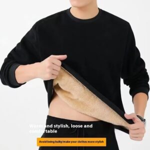 pull homme polaire col rond