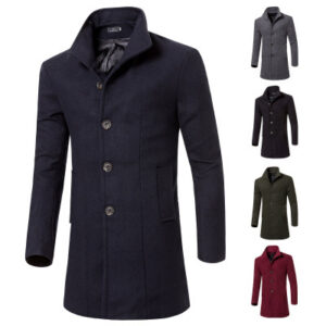 Manteau homme en laine