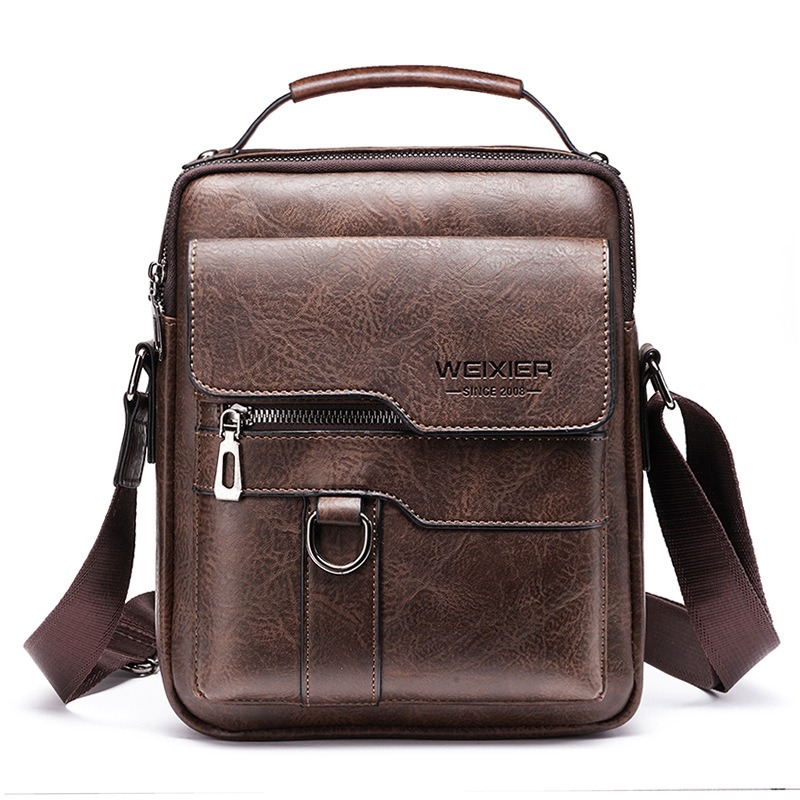 Sac Bandoulière Homme Cuir PU Élégant – 3 Coloris – Dropvet Sac Bandoulière Homme Cuir PU Élégant – 3 Coloris – Image 4