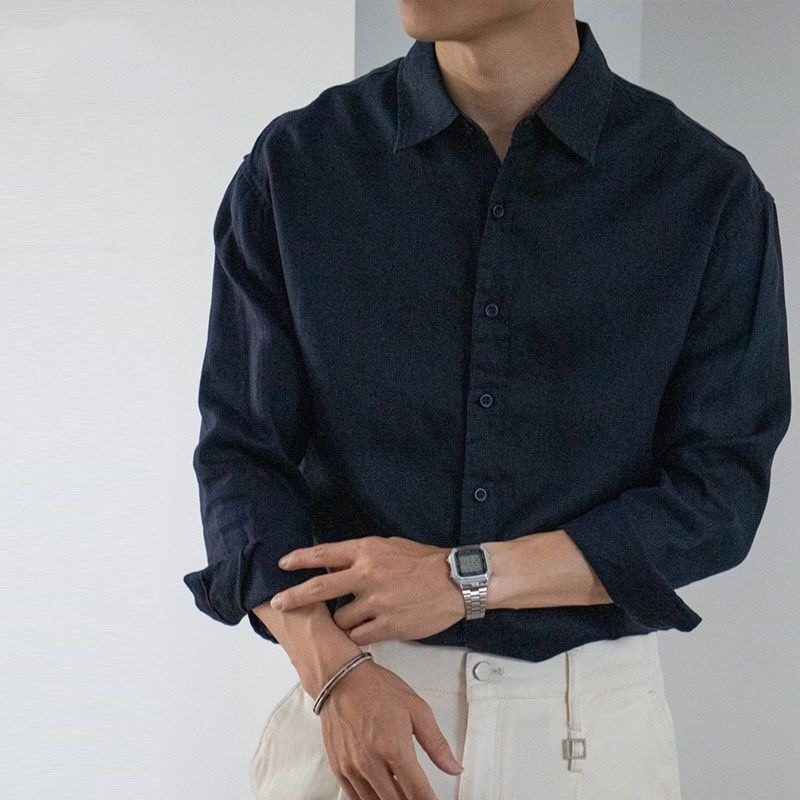 Chemise Old Money Homme Élégante – 6 Coloris – Dropvet chemise old money homme