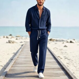 ensemble lin homme