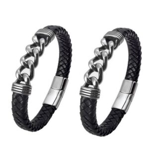 Bracelet homme cuir