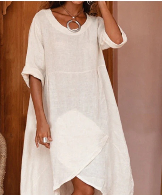 Robe Longue Décontractée élégant – 6 Tailles Disponibles – Dropvet Robe Longue Décontractée élégant – 6 Tailles Disponibles – Image 5