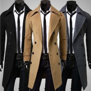manteau trench ceinturé homme