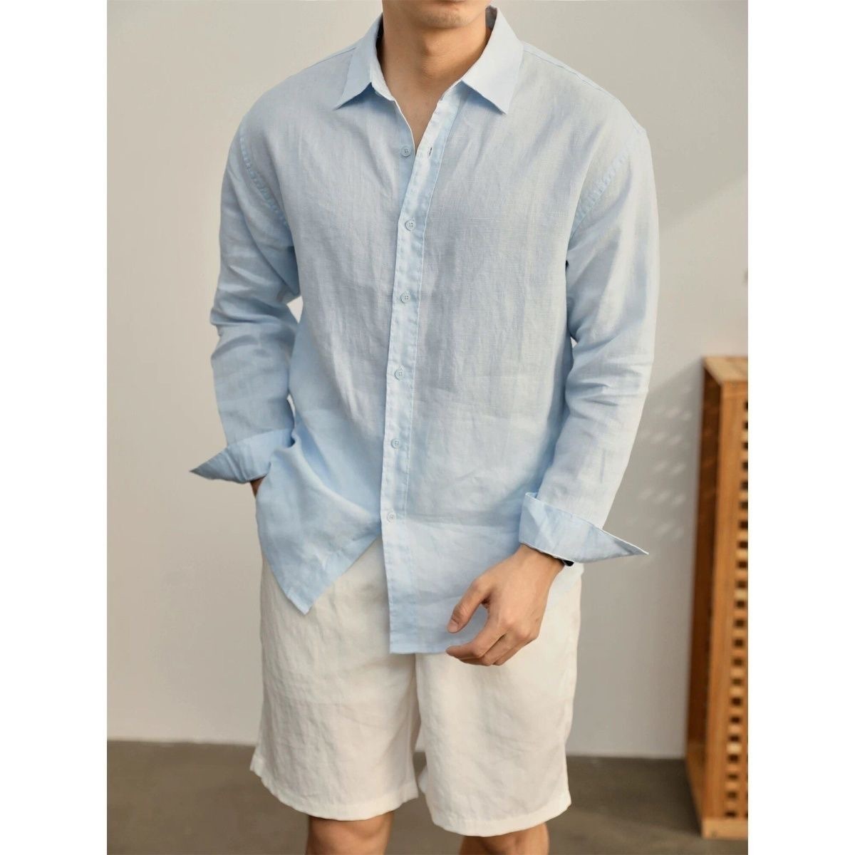 Chemise Old Money Homme Élégante – 6 Coloris – Dropvet Chemise Old Money Homme Élégante – 6 Coloris – Image 8