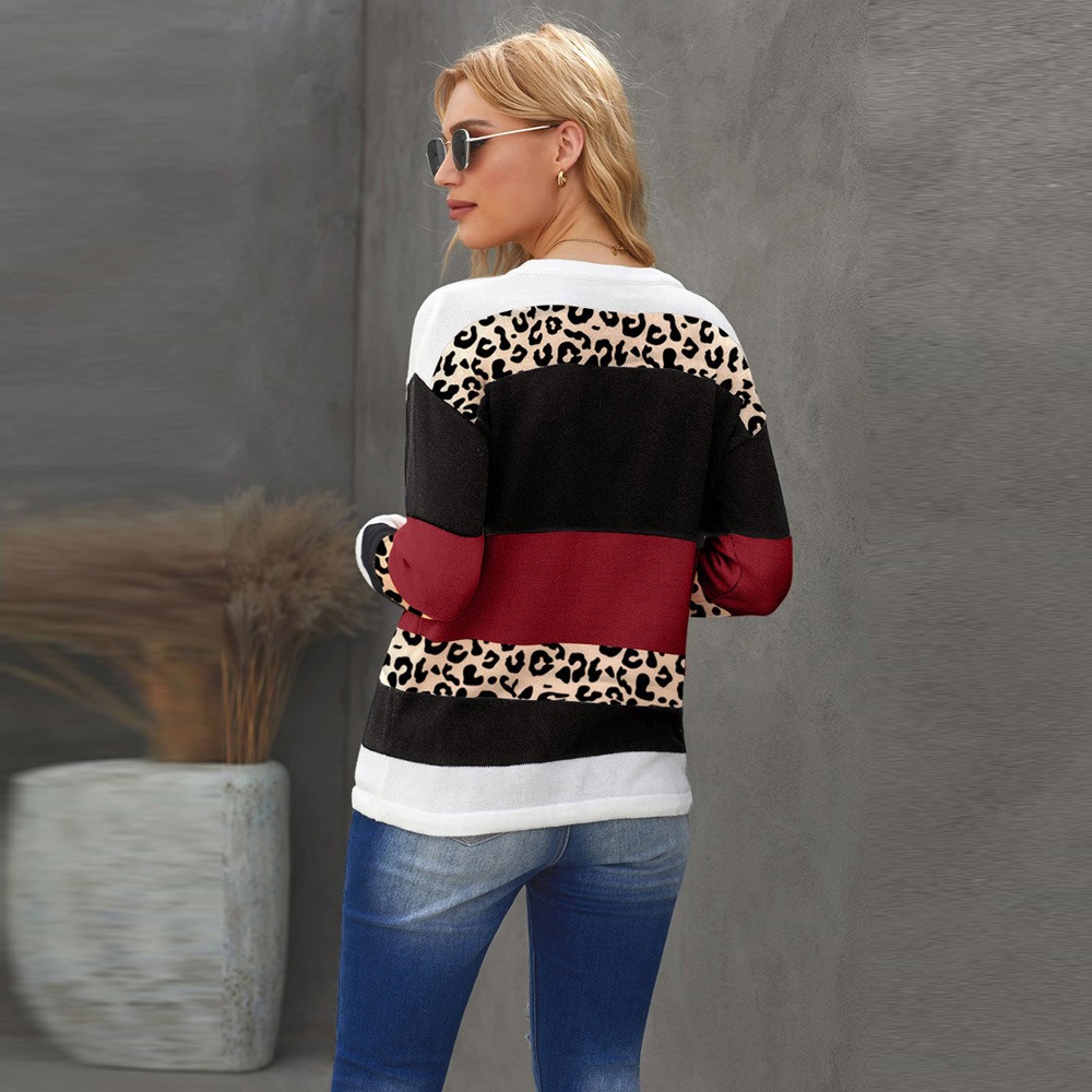 Pull Léopard Femme Sublime en 4 Tailles – Dropvet Pull Léopard Femme Sublime en 4 Tailles – Image 7