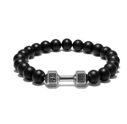 Bracelet Perles Agate Mate Sportif – 3 Coloris – Dropvet Bracelet Perles Agate Mate Sportif – 3 Coloris – Image 3