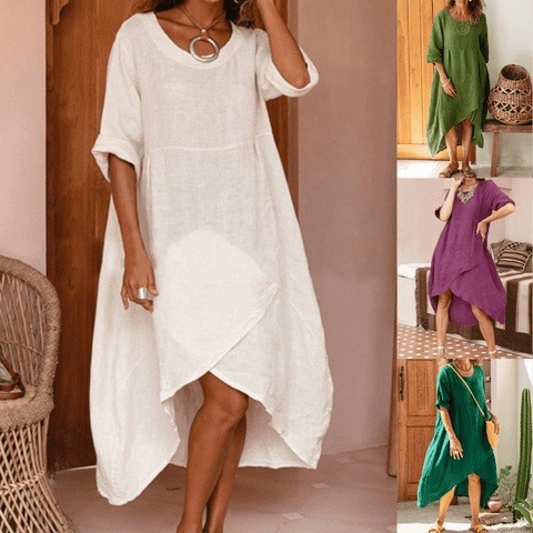 Robe Longue Décontractée élégant – 6 Tailles Disponibles – Dropvet Robe Longue Décontractée élégant – 6 Tailles Disponibles – Image 2