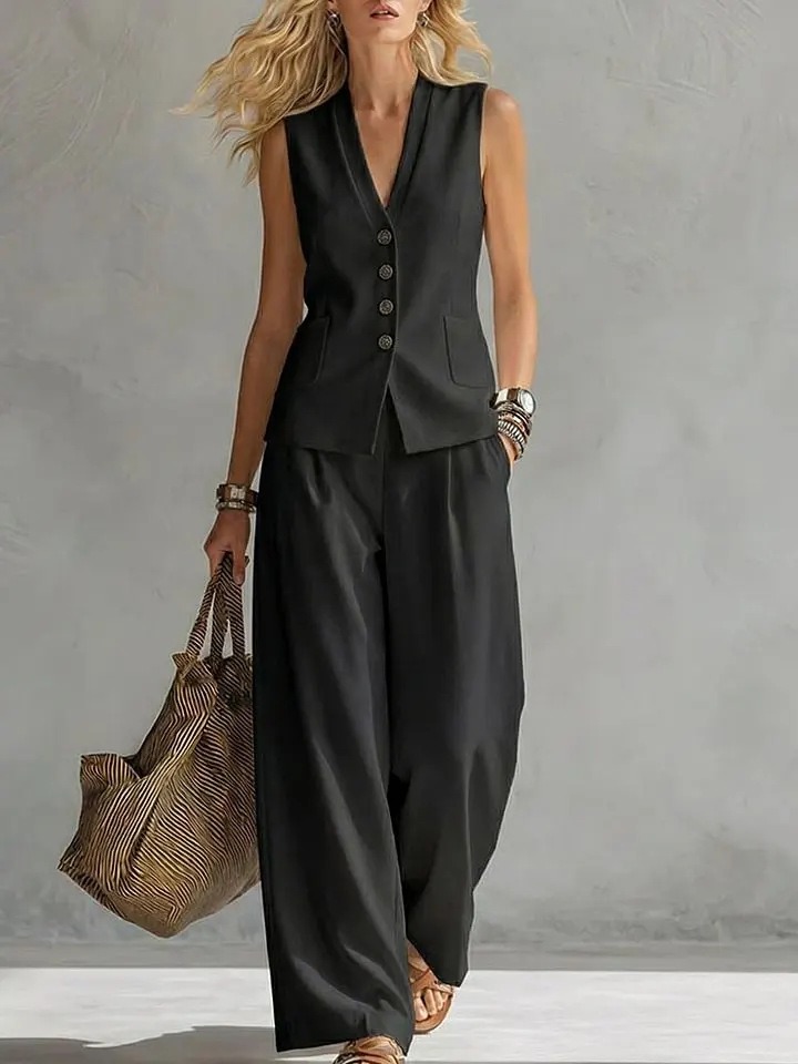 Ensemble pantalon femme élégant Premium 2026 – Dropvet Ensemble pantalon femme élégant Premium 2026 – Image 2