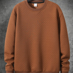 pull col rond homme coupe droite