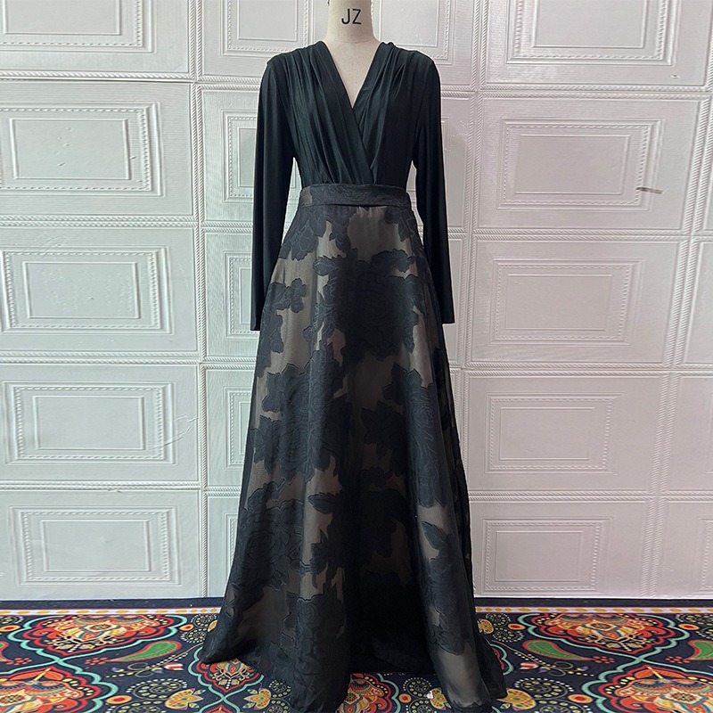 Robe Longue Femme Imprimée Élégante 2026 | Taille Haute – Dropvet Robe Longue Femme Imprimée Élégante 2026 | Taille Haute – Image 5