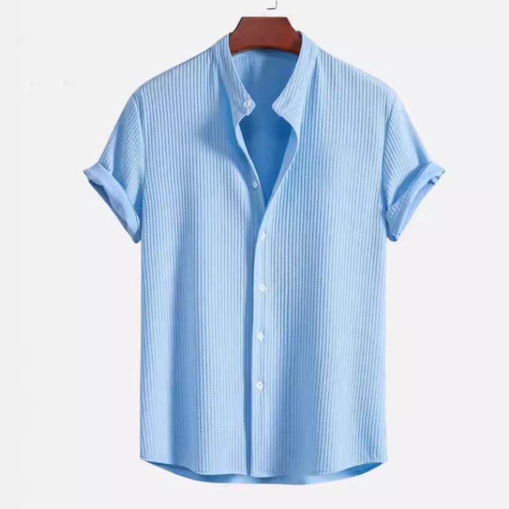 Chemise Oversize Homme Décontractée – 7 Coloris – Dropvet Chemise Oversize Homme Décontractée – 7 Coloris – Image 6