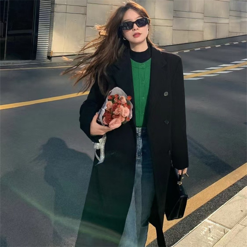 Trench long femme de qualité 2026 – Imperméable chic style coréen – Dropvet Trench long femme de qualité 2026 – Imperméable chic style coréen – Image 4