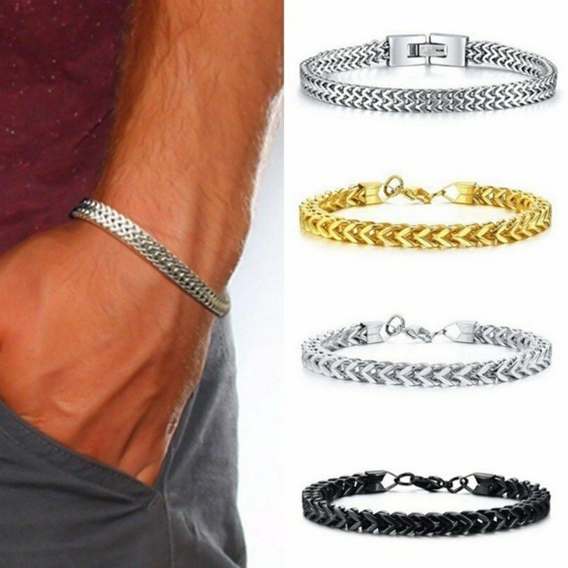 Bracelet Homme Chaîne Acier élégant : 7 Raisons de Craquer – Dropvet bracelet homme chaîne acier