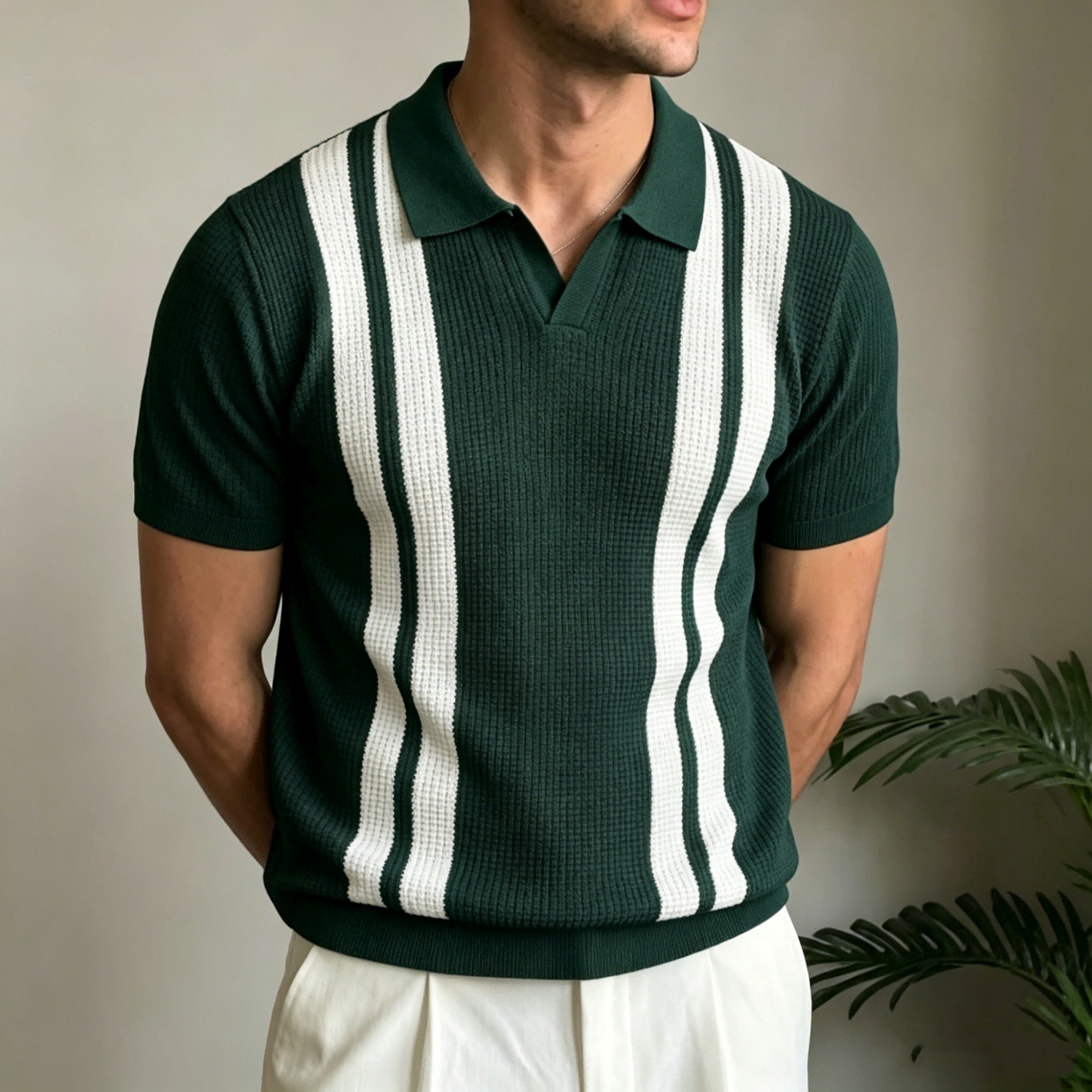 Polo Tricoté Homme 4 Coloris – Style Vraiment Élégant – Dropvet polo tricoté homme