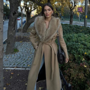 manteau femme long luxe