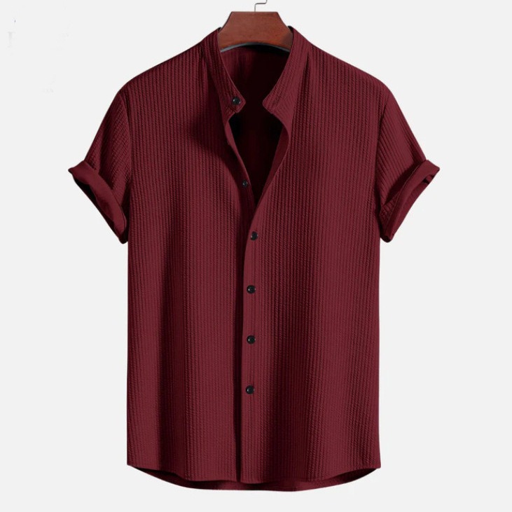 Chemise Oversize Homme Décontractée – 7 Coloris – Dropvet Chemise Oversize Homme Décontractée – 7 Coloris – Image 3