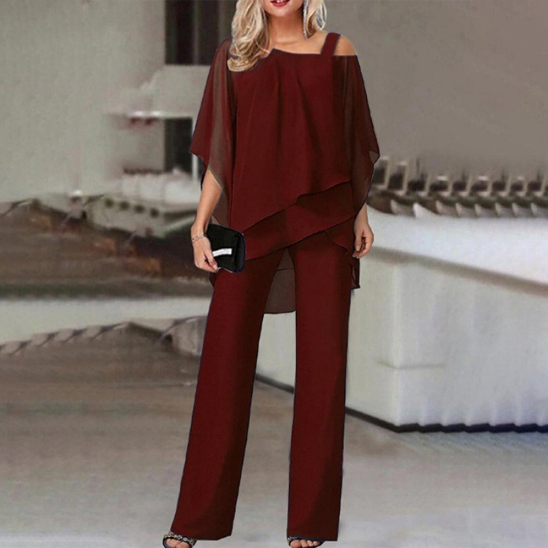 Ensemble Femme Manches Chauve-Souris – 5 Coloris – Dropvet Ensemble Femme Manches Chauve-Souris – 5 Coloris – Image 3