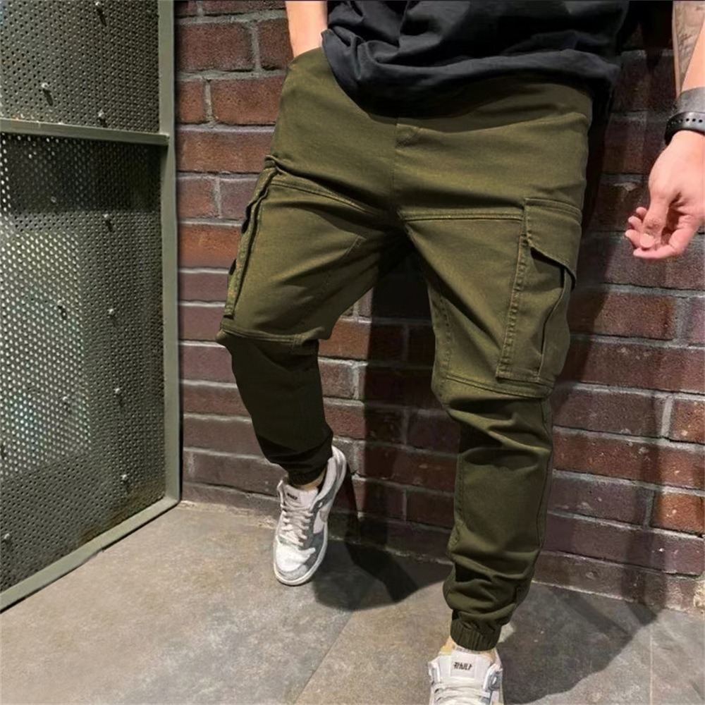 Pantalon Jogging Cargo Homme Sportif – 4 Coloris – Dropvet Pantalon Jogging Cargo Homme Sportif – 4 Coloris – Image 2