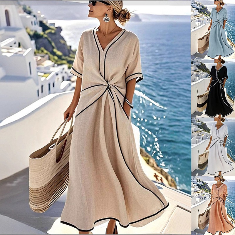 Robe longue femme de plage Premium 2026 – Dropvet robe longue femme de plage