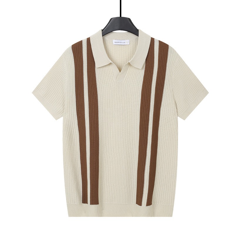 Polo Tricoté Homme 4 Coloris – Style Vraiment Élégant – Dropvet Polo Tricoté Homme 4 Coloris – Style Vraiment Élégant – Image 6