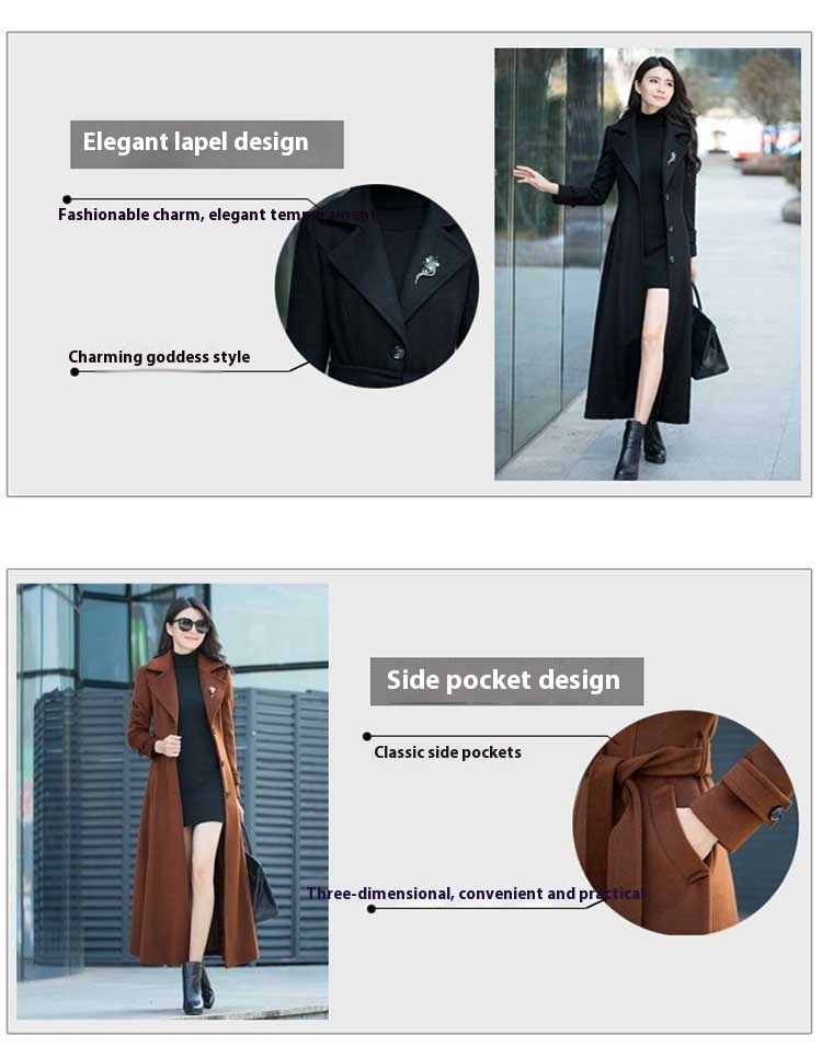 Manteau Long Femme en Laine Épaisse magnifique 2026 – Dropvet Manteau Long Femme en Laine Épaisse magnifique 2026 – Image 4