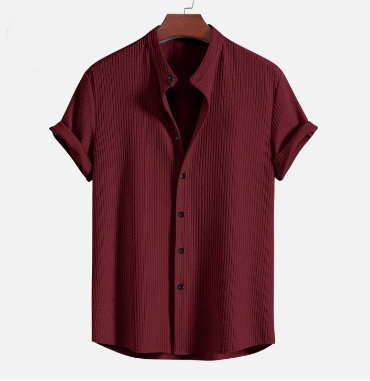 Chemise Oversize Homme Décontractée – 7 Coloris – Dropvet Chemise Oversize Homme Décontractée – 7 Coloris – Image 4