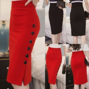 jupe crayon femme fendue
