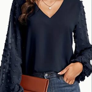chemise femme col v