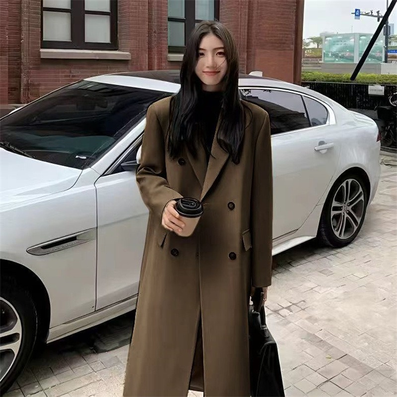 Trench long femme de qualité 2026 – Imperméable chic style coréen – Dropvet Trench long femme de qualité 2026 – Imperméable chic style coréen – Image 9