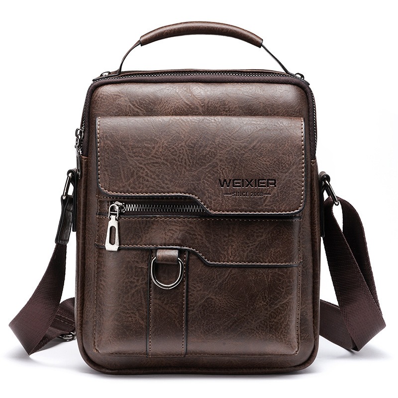 Sac Bandoulière Homme Cuir PU Élégant – 3 Coloris – Dropvet Sac Bandoulière Homme Cuir PU Élégant – 3 Coloris – Image 2