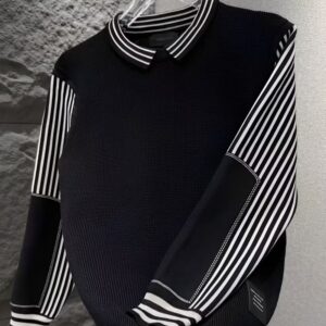 pull col chemise homme