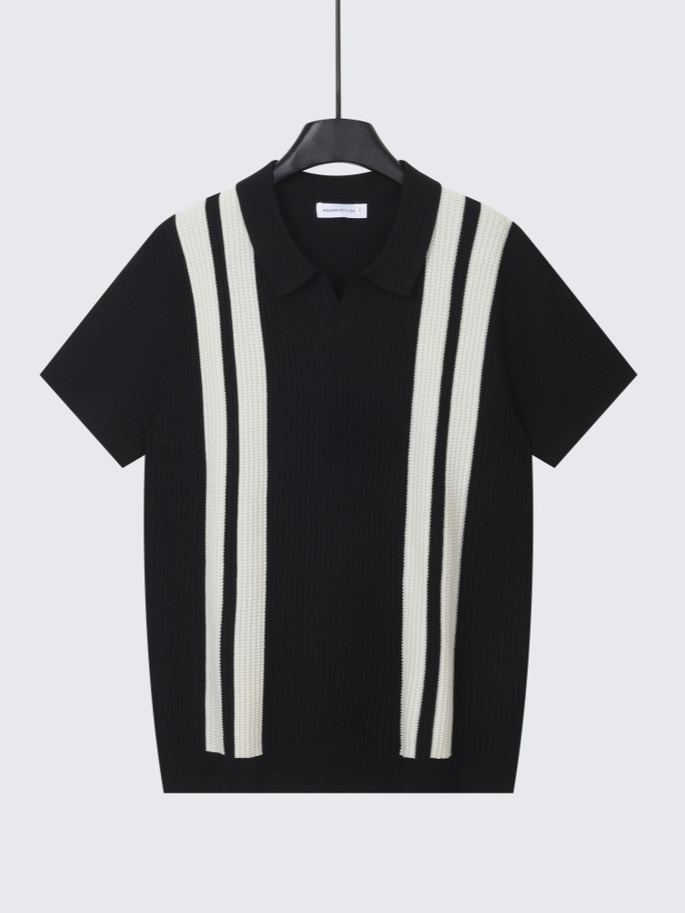 Polo Tricoté Homme 4 Coloris – Style Vraiment Élégant – Dropvet Polo Tricoté Homme 4 Coloris – Style Vraiment Élégant – Image 8