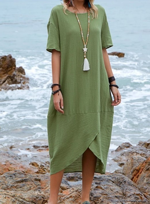 Robe Longue Décontractée élégant – 6 Tailles Disponibles – Dropvet robe longue décontractée