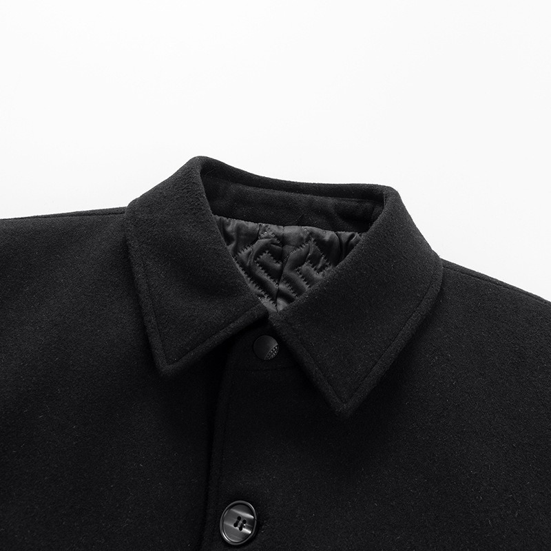 Manteau en Laine Homme Élégant en 6 Tailles – Dropvet Manteau en Laine Homme Élégant en 6 Tailles – Image 3