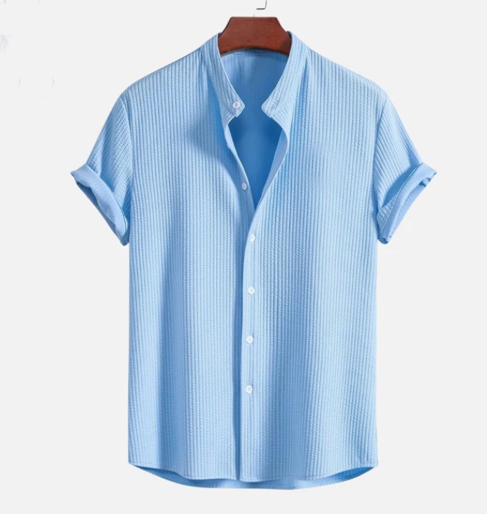 Chemise Oversize Homme Décontractée – 7 Coloris – Dropvet Chemise Oversize Homme Décontractée – 7 Coloris – Image 2