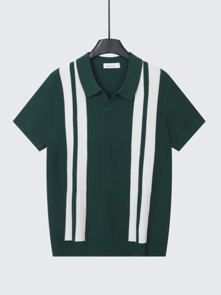 Polo Tricoté Homme 4 Coloris – Style Vraiment Élégant – Dropvet Polo Tricoté Homme 4 Coloris – Style Vraiment Élégant – Image 4