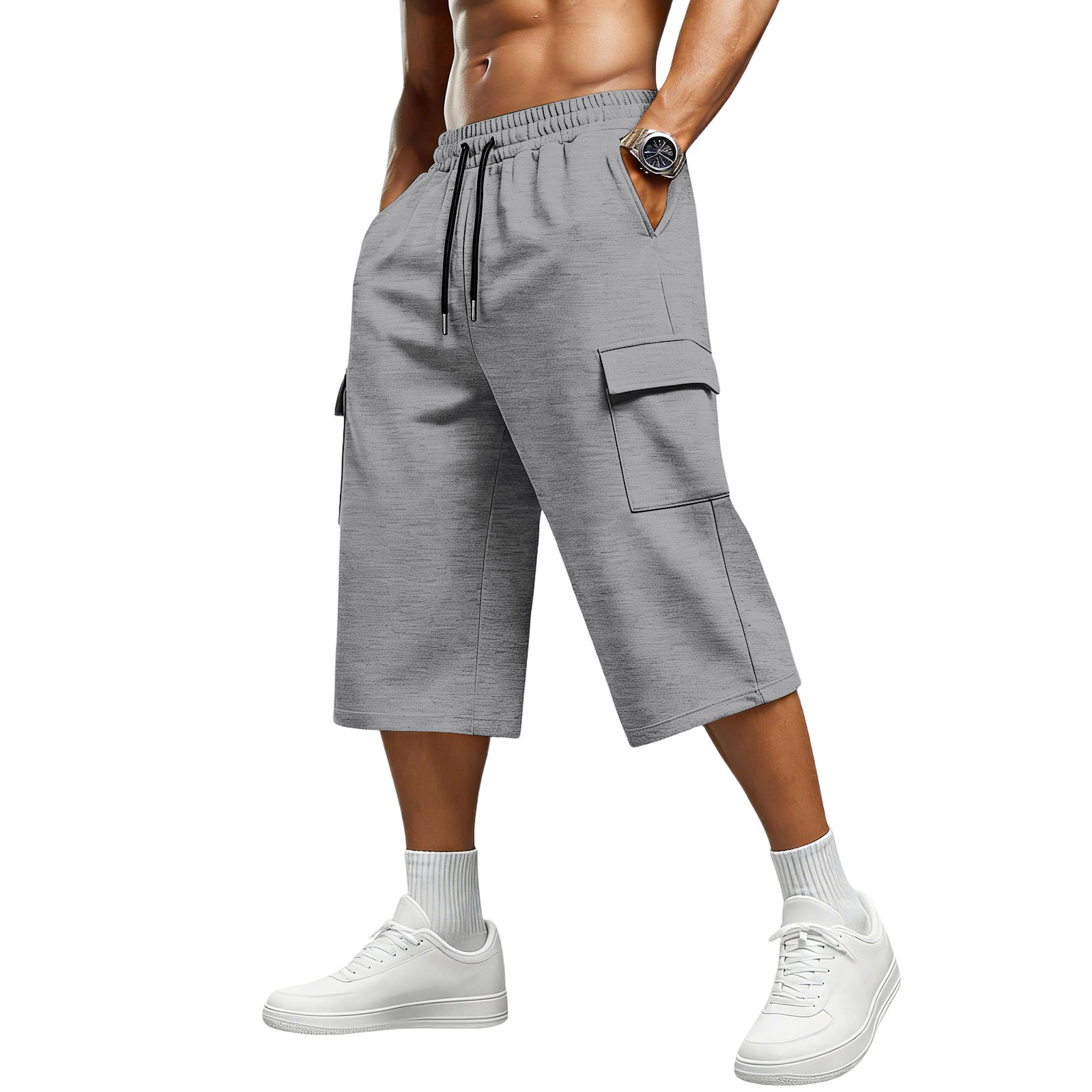 Short Homme Sport Cordon : 6 Tailles au Confort Incroyable – Dropvet Short Homme Sport Cordon : 6 Tailles au Confort Incroyable – Image 3