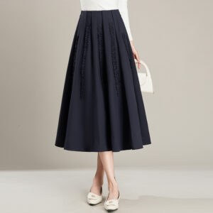 jupe midi femme plissée