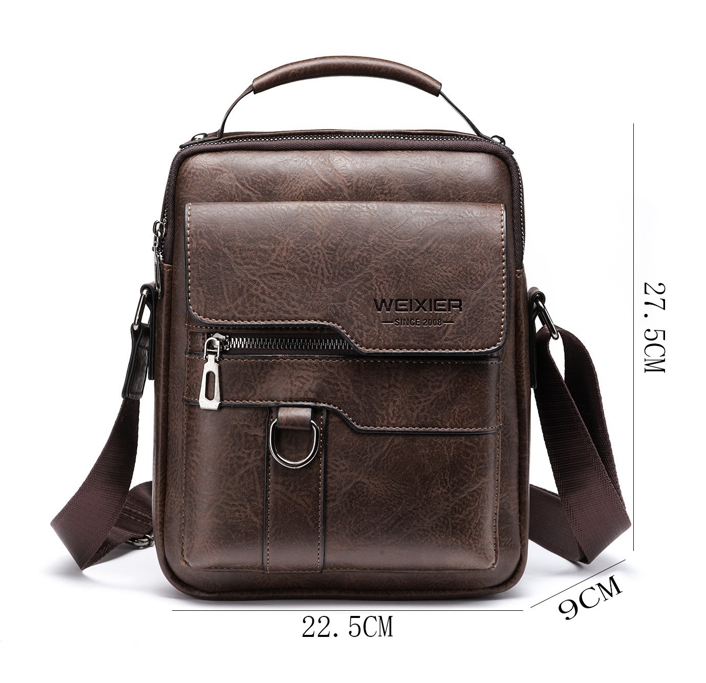 Sac Bandoulière Homme Cuir PU Élégant – 3 Coloris – Dropvet Sac Bandoulière Homme Cuir PU Élégant – 3 Coloris – Image 10