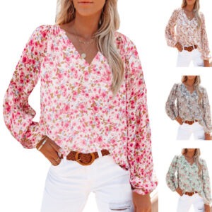 chemise femme fleurie