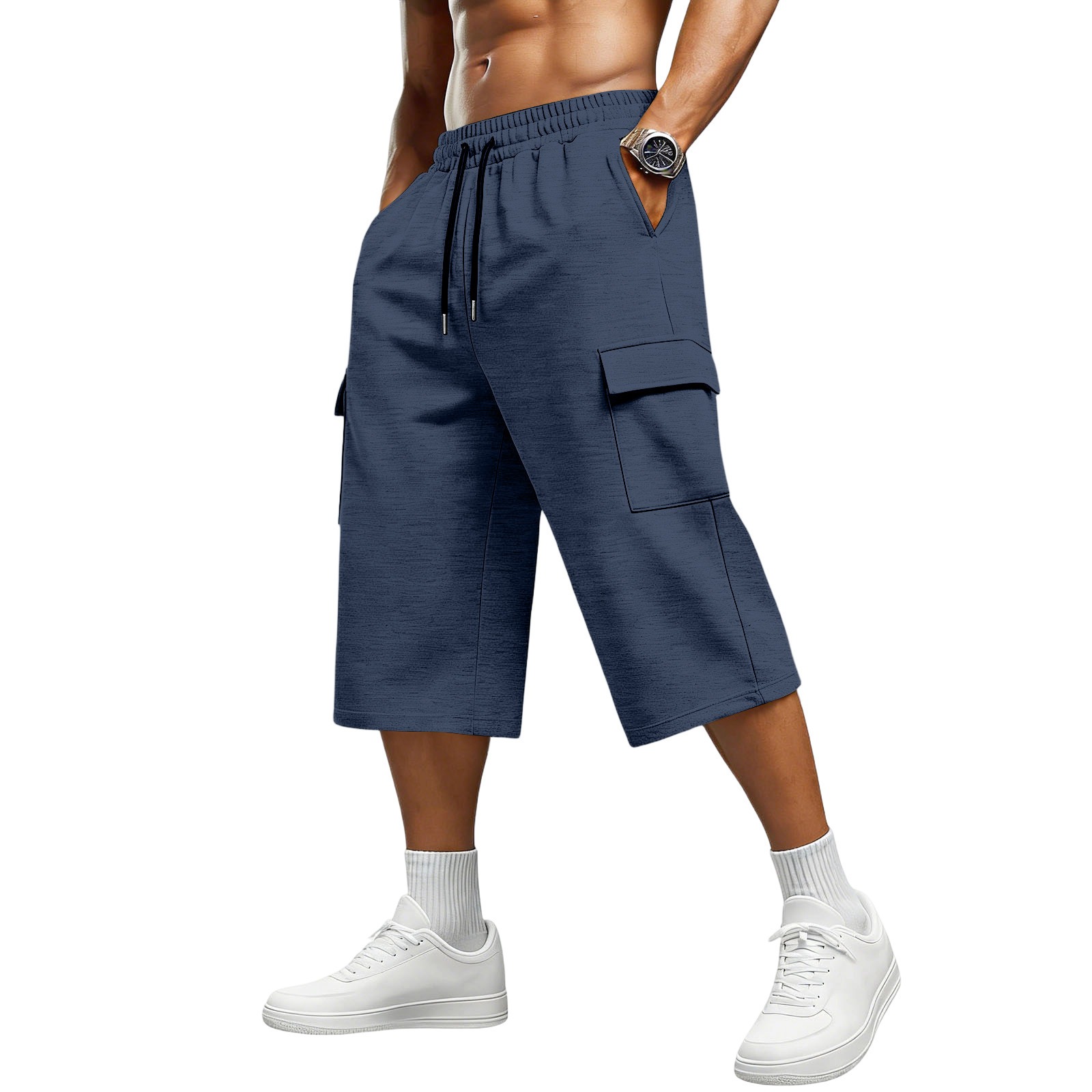 Short Homme Sport Cordon : 6 Tailles au Confort Incroyable – Dropvet Short Homme Sport Cordon : 6 Tailles au Confort Incroyable – Image 4