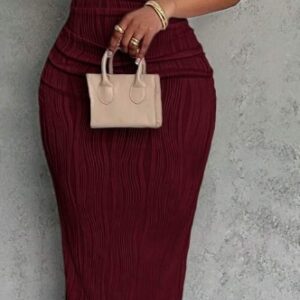 Robe Femme Texturée Élégante