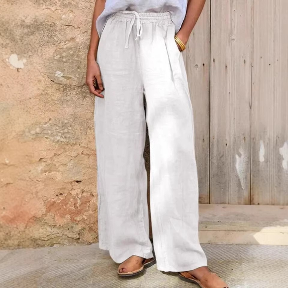Pantalon Large Femme Cordon 7 Tailles – Confort Radieux – Dropvet Pantalon Large Femme Cordon 7 Tailles – Confort Radieux – Image 8