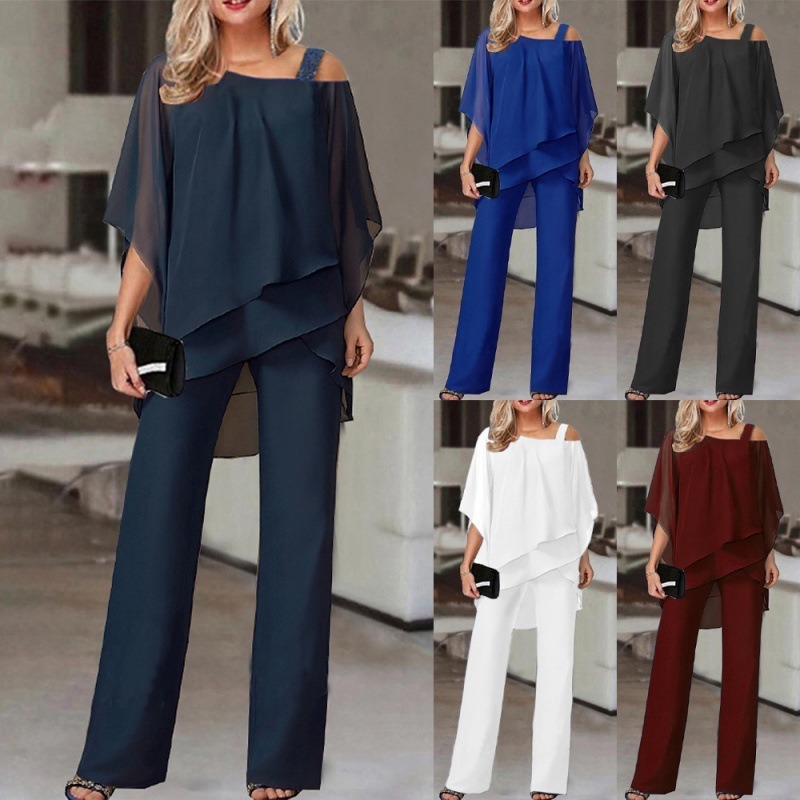 Ensemble Femme Manches Chauve-Souris – 5 Coloris – Dropvet Ensemble Femme Manches Chauve-Souris – 5 Coloris – Image 4