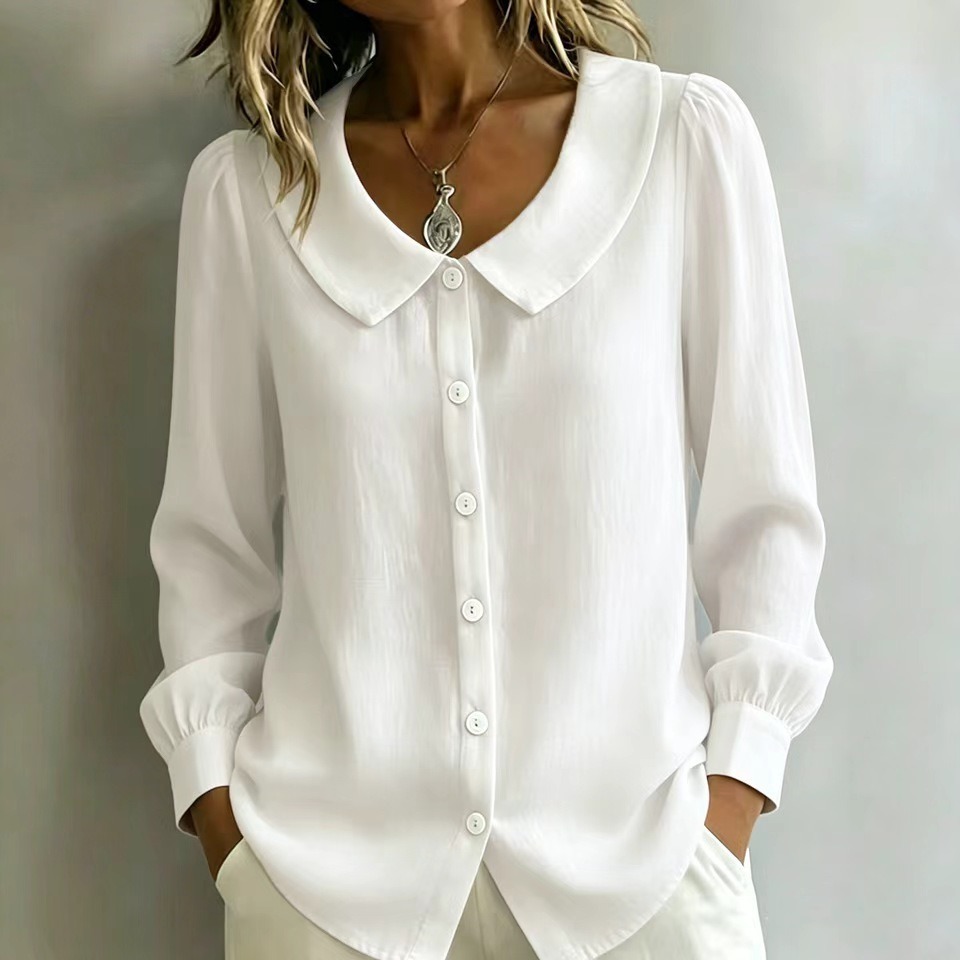 Chemise Femme Col Claudine Incroyable 6 Tailles – Dropvet chemise femme col Claudine