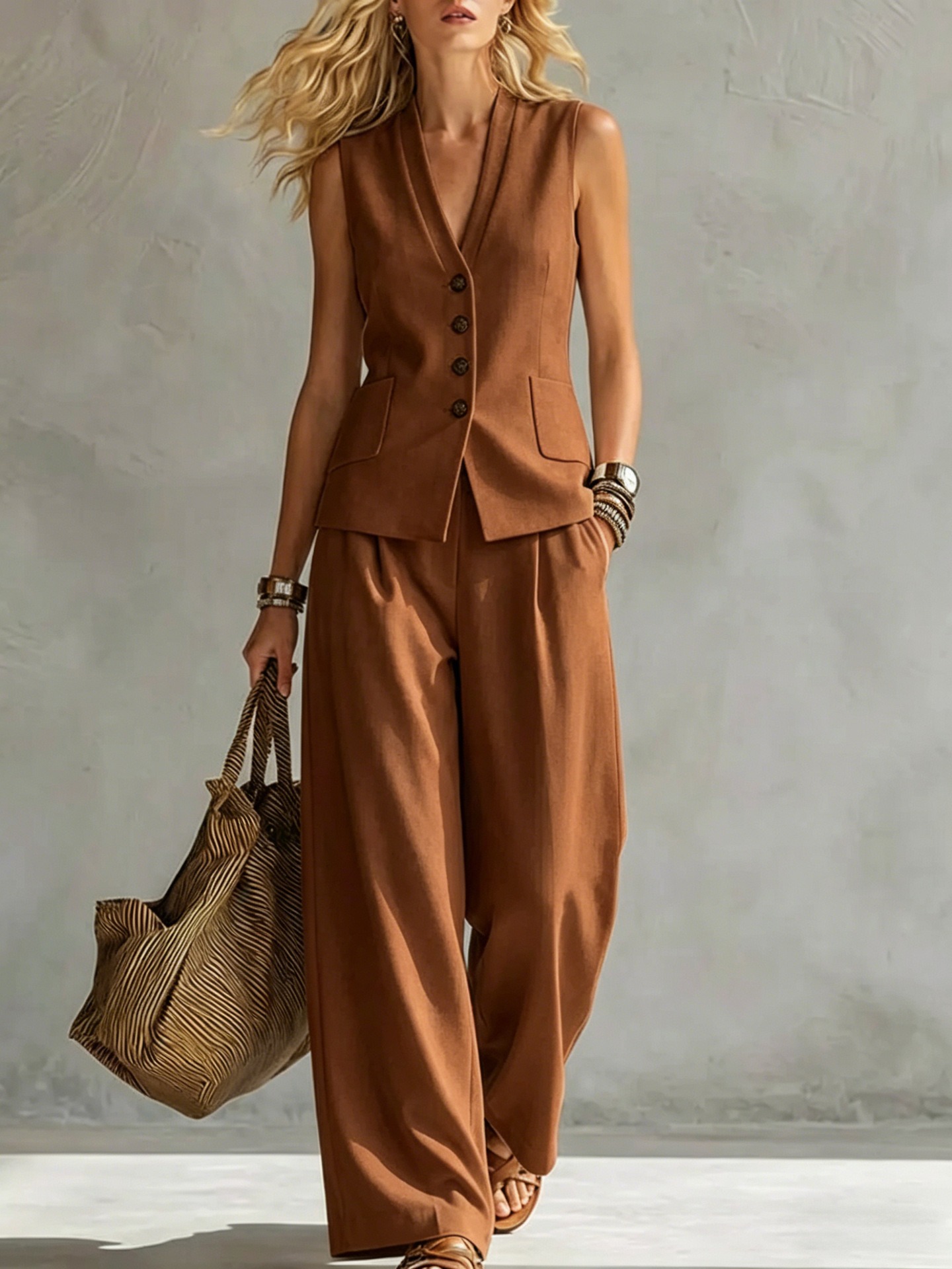 Ensemble pantalon femme élégant Premium 2026 – Dropvet Ensemble pantalon femme élégant Premium 2026 – Image 5