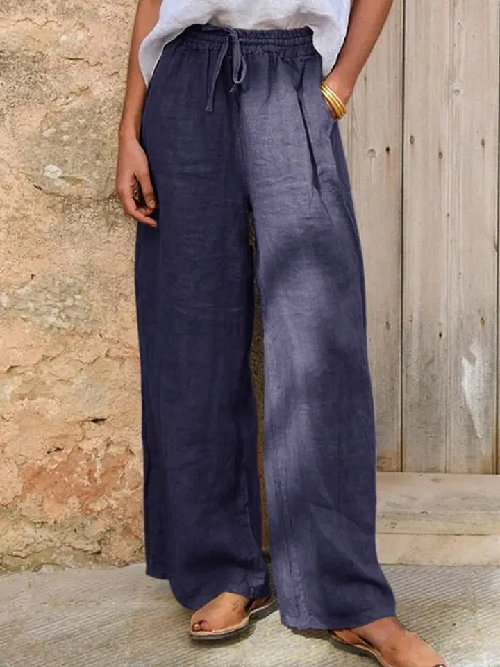 Pantalon Large Femme Cordon 7 Tailles – Confort Radieux – Dropvet Pantalon Large Femme Cordon 7 Tailles – Confort Radieux – Image 4